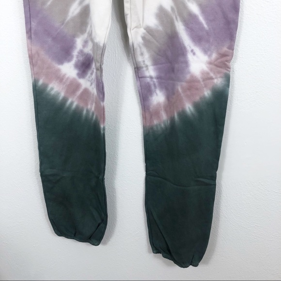 Daydreamer Dusty Rose Tie Dye Sweatpants Joggers - Picture 4 of 11